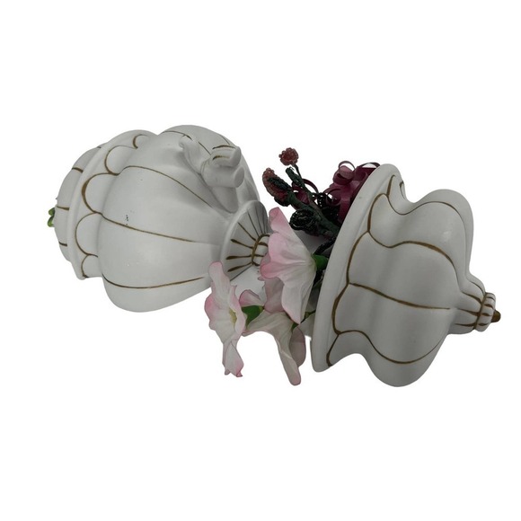 Vintage Lefton Floral Spout & Pot Japanese Ceramic Set of 2 - Picture 2 of 9